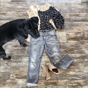 American Eagle Off the Shoulder Flowy Top